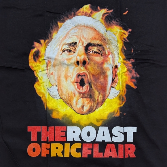 The Roast of Ric Flair t shirt. Men's large. Starrcast. Never worn. WWE AEW WCW - Picture 2 of 7